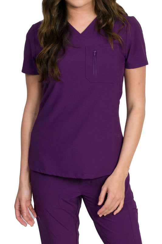 Medgear Fusion-Newport Women's 2-Pocket Chest Top