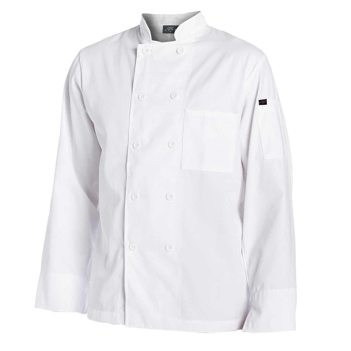 Chef Code Men's 10 Pearl Button Classic Chef Coat