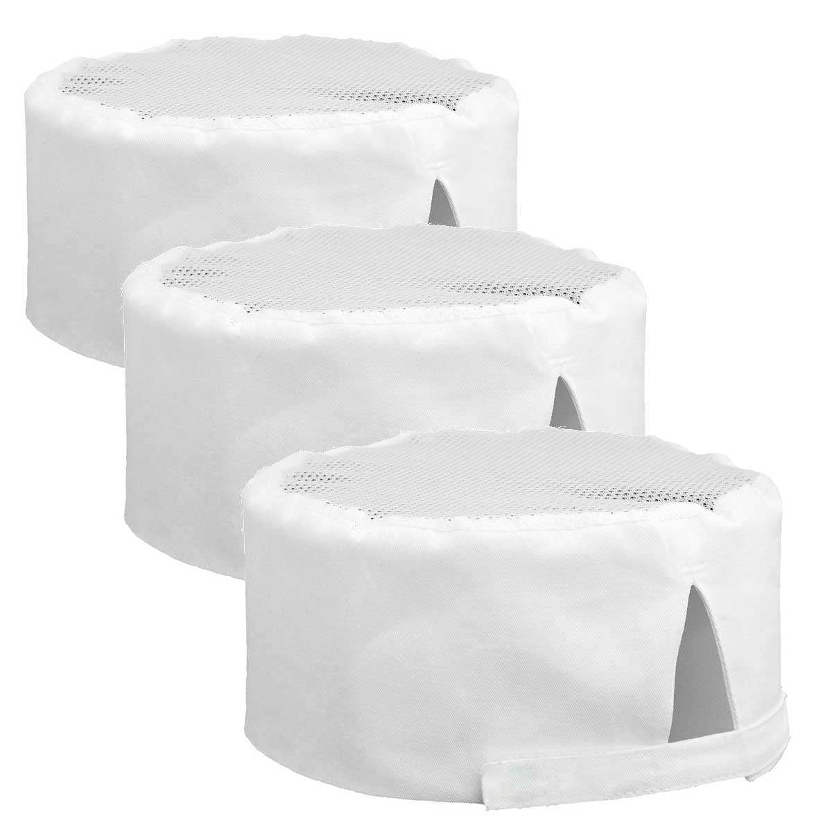 3-PACK Chef Code Chef Hat with Mesh Cool Vent, Chef Cap