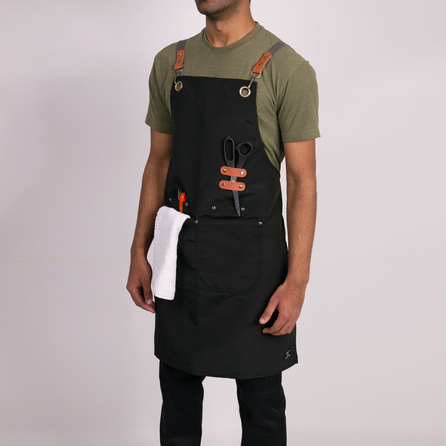 Chef Code 2-PACK CrossBack Multi-purpose Utility Apron with Adjustable Straps, Liquid Repellent