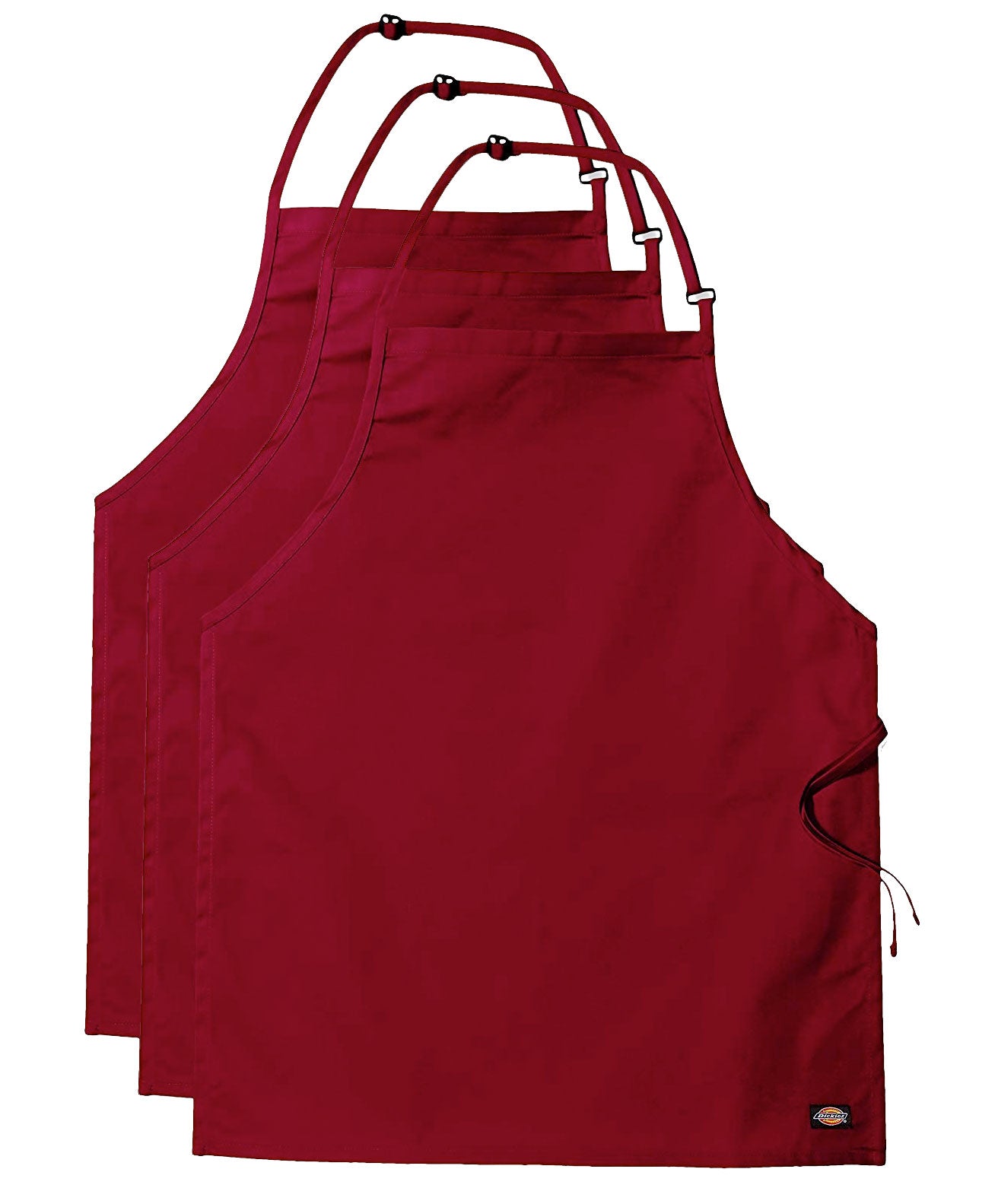 Dickies 3-PACK Chef Adjustable Bib Apron 28" Long