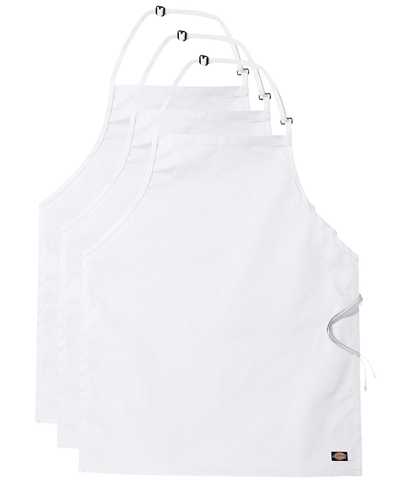Dickies 3-PACK Chef Adjustable Bib Apron 28" Long