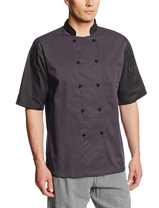 Dickies Lightweight Cool Breeze Chef Coat Short Sleeve w/ Mesh Inlay