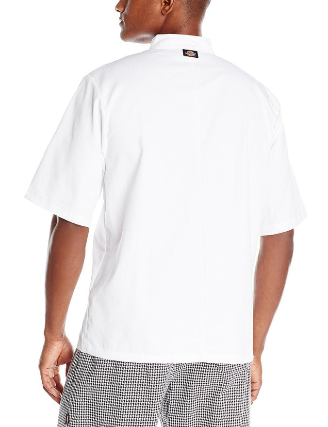 Dickies Chef Luigi Classic Chef Coat with Cloth Knot Buttons
