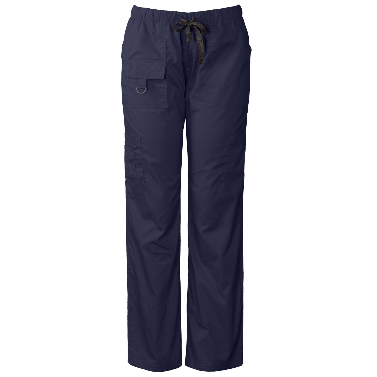 Medgear Womens Stretch Scrubs Pants, Utility Style with 7 Pockets and Loop