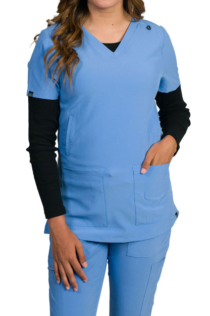 Medgear Fusion-Aspen Women's 5-Pocket Handwarmers Top