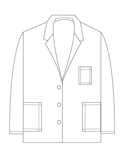 Medgear Women's 33" Lab Coat, Long Sleeve White