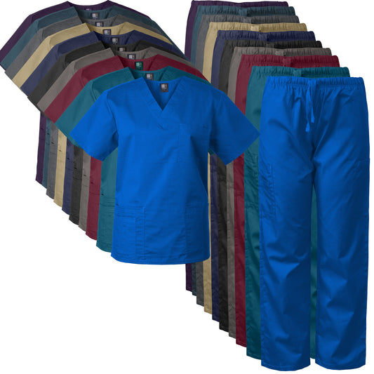 Medgear Scrubs for Men and Women Scrubs Set Medical Uniform Scrubs Top and Pants