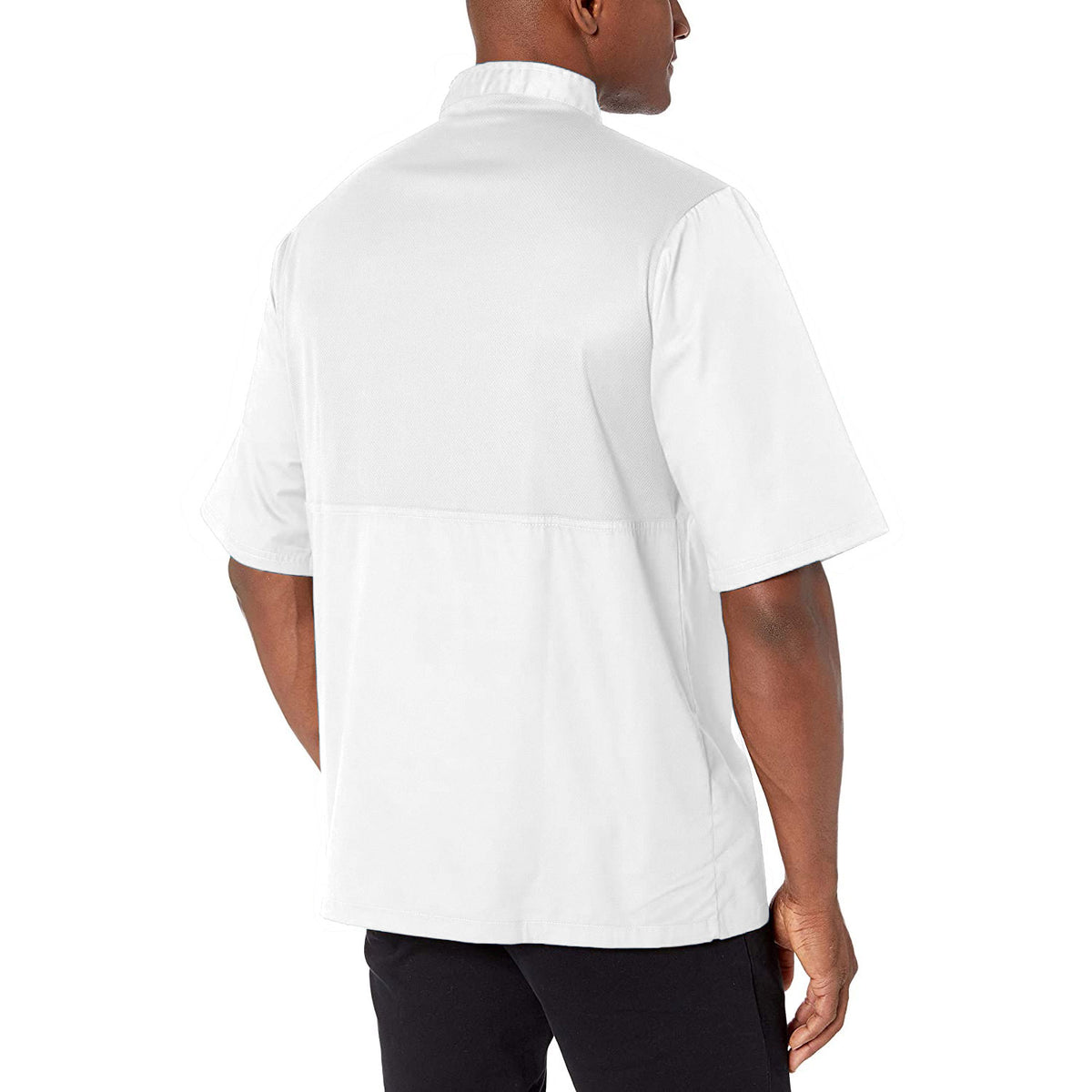Chef Code Chef Jackets 2-PACK Chef Code Cool Breeze Chef Coat with Short-Sleeves and Mesh Ven ...