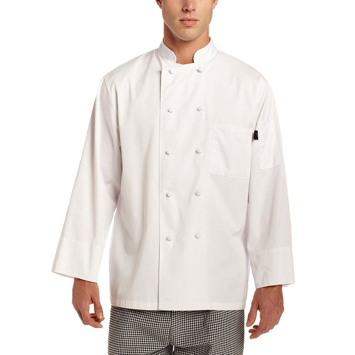 Chef Code Chef Jackets 2-PACK Chef Code Francesco Classic Chef Coat with Cloth Knot Buttons ...