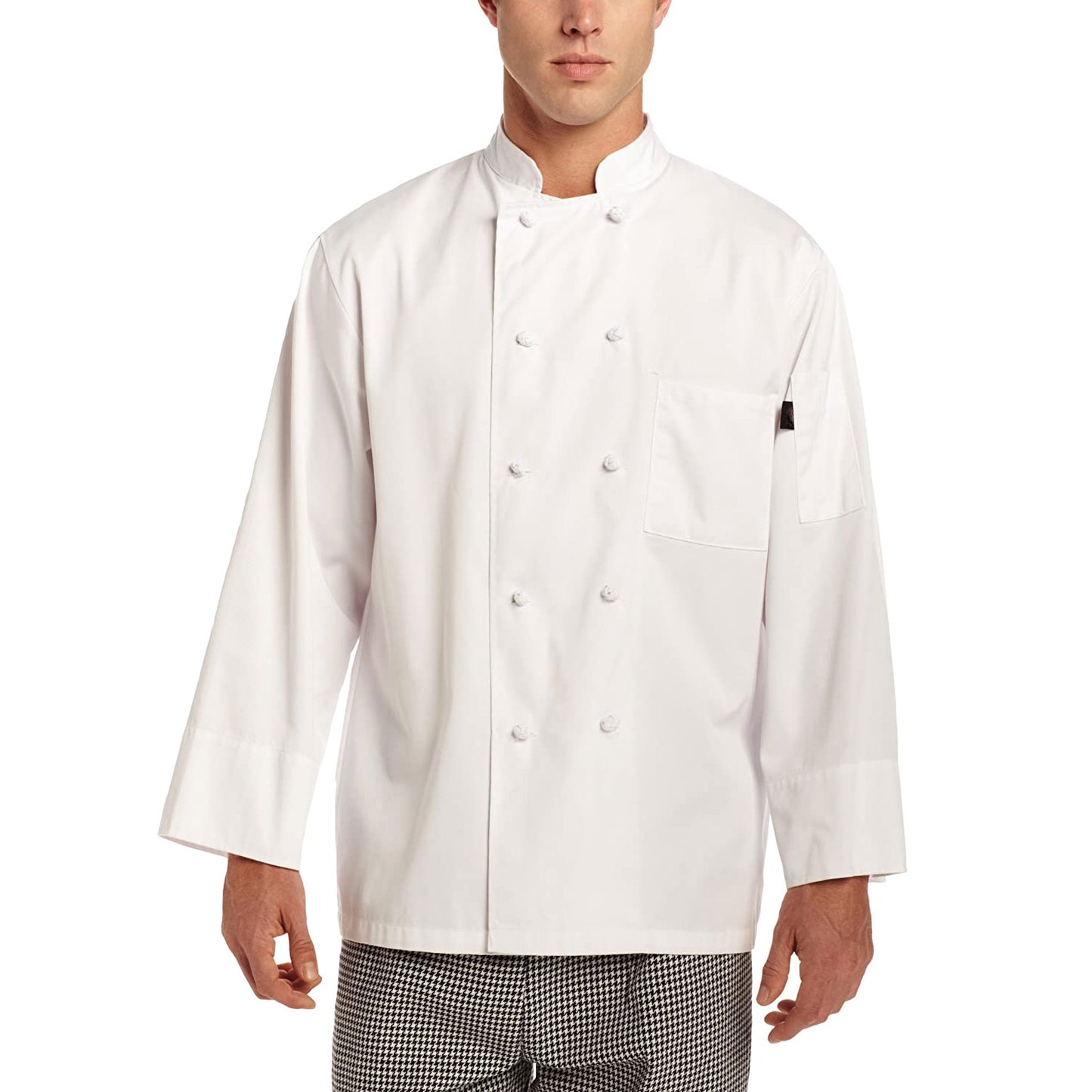 2-PACK Chef Code Francesco Classic Chef Coat with Cloth Knot Buttons