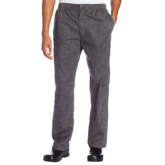 Chef Code Classic Trouser Chef Pant - Elastic Waist with Button and Zipper