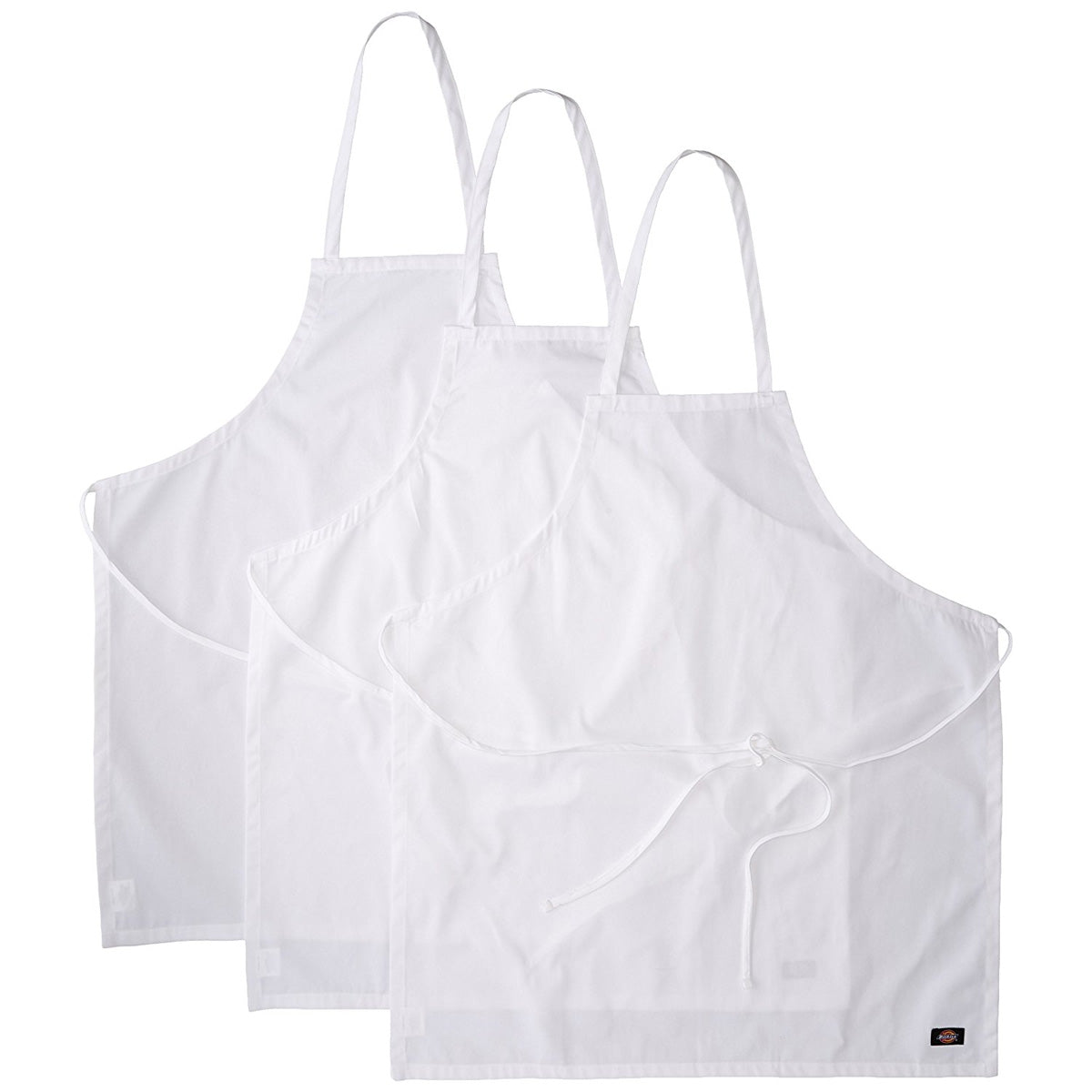 Dickies 3-Pack Bib Apron 34" Long, No Pocket