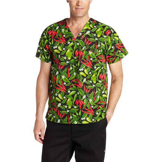 Dickies Men's V-Neck Cook Shirt