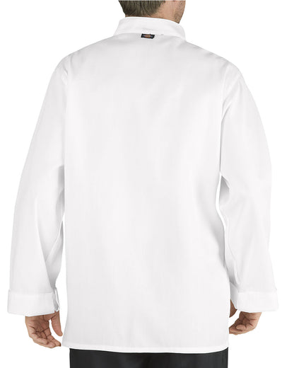 Dickies Francesco Classic Chef Coat w/ Cloth Knot Buttons