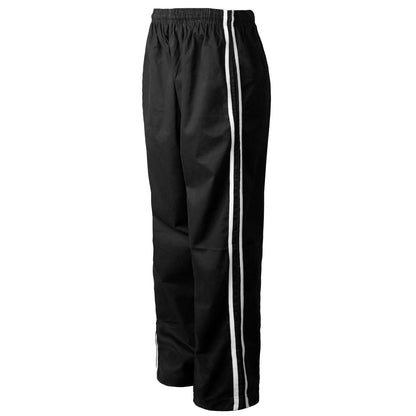 Chef Code Chef Pants, Classic Baggy with Elastic Waist, Drawstring and Stripe Detail
