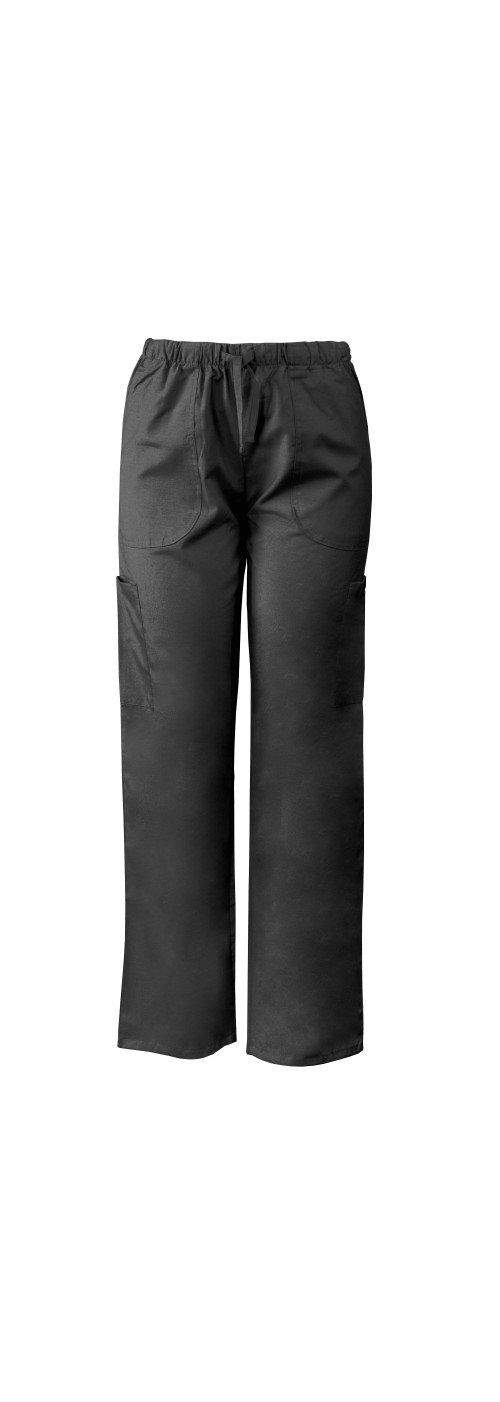 Lightweight Scrubs Pants with Elastic & Drawstring Waistband, Cargo Pockets