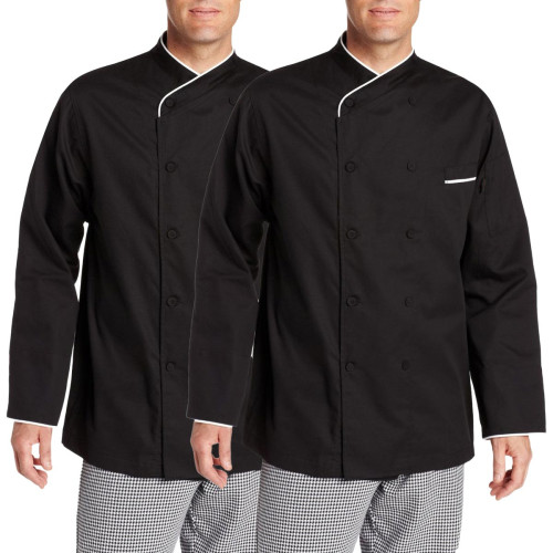 2-PACK Chef Code 100% Egyptian Cotton Executive Chef Coat Unisex