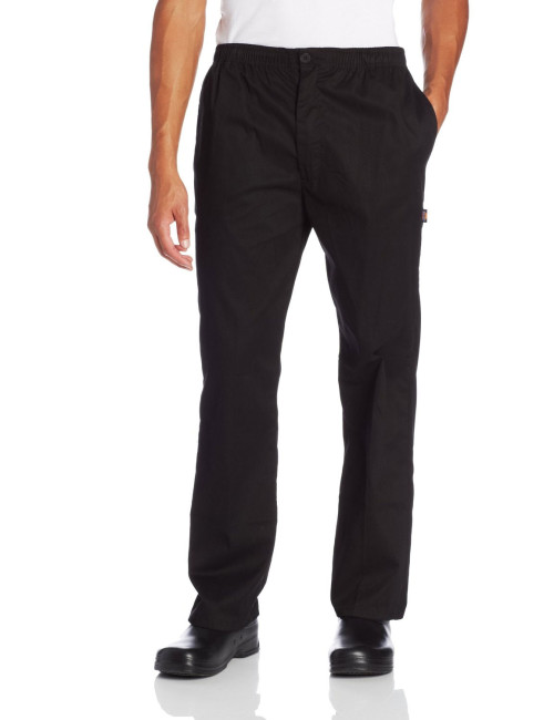 Chef Code Classic Trouser Chef Pant - Elastic Waist with Button and Zipper