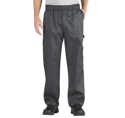 Chef Code Cargo Chef Pants, Elastic Waist with Drawstring